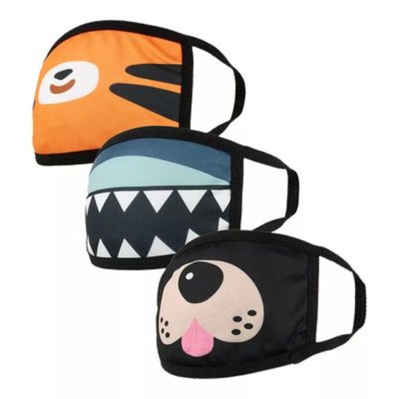 Face Covers/Masks for Kids by Sofsole 3 Pack(Double Layer / Reusable) Brand New - Picture 7 of 7